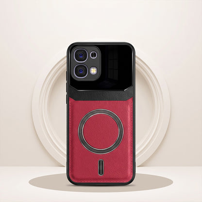 Oppo F31 5G Premium Magsafe Magnetic Leather Lens Protective Case