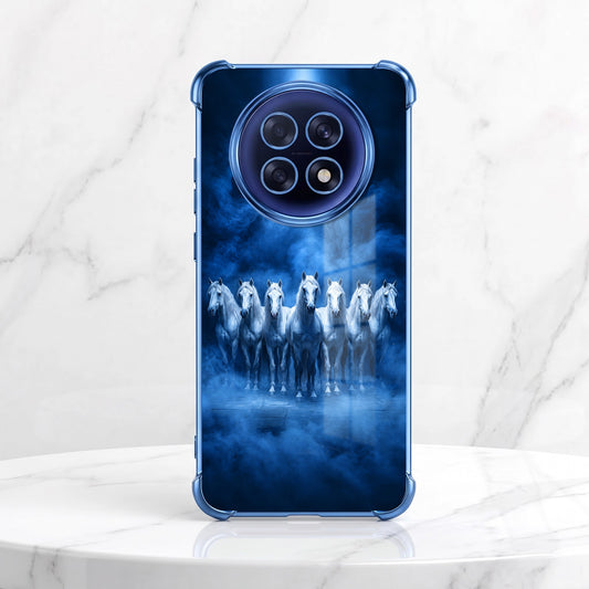 Oppo F31 Pro+ 5G Running Horses Airbags Printed Back Case