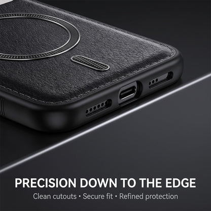 Oppo Reno 14 Pro 5G Premium Magsafe Magnetic Leather Lens Protective Case