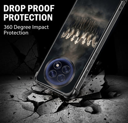 Oppo F31 Pro+ 5G Running Horses Airbags Printed Back Case