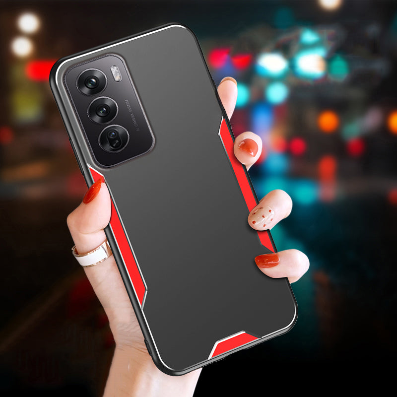 Stylish Oppo Reno 12 Pro 5G Luxury Aluminum Metal Frame Protective Cover