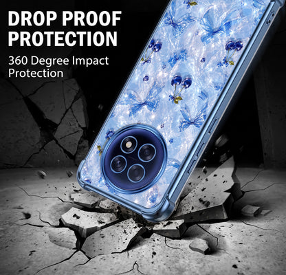 Oppo F31 Pro+ 5G Blue Cherry Airbags Printed Back Case