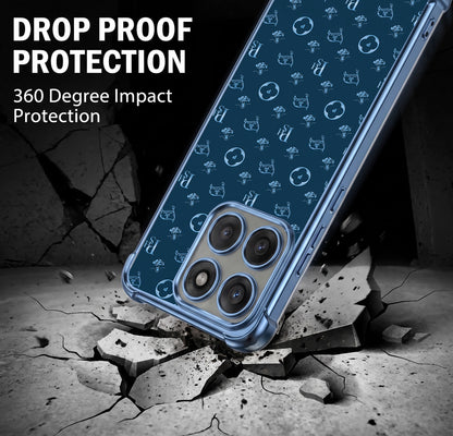 Motorola Edge 60 Pro 5G Luxury Monogram Blue Airbags Printed Back Case
