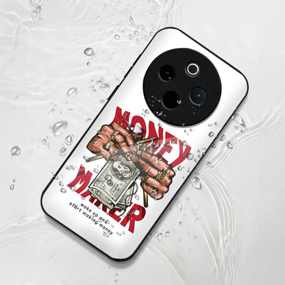 Vivo T4 5G Premium Acrylic Shockproof Glass Back Case (Money Maker)