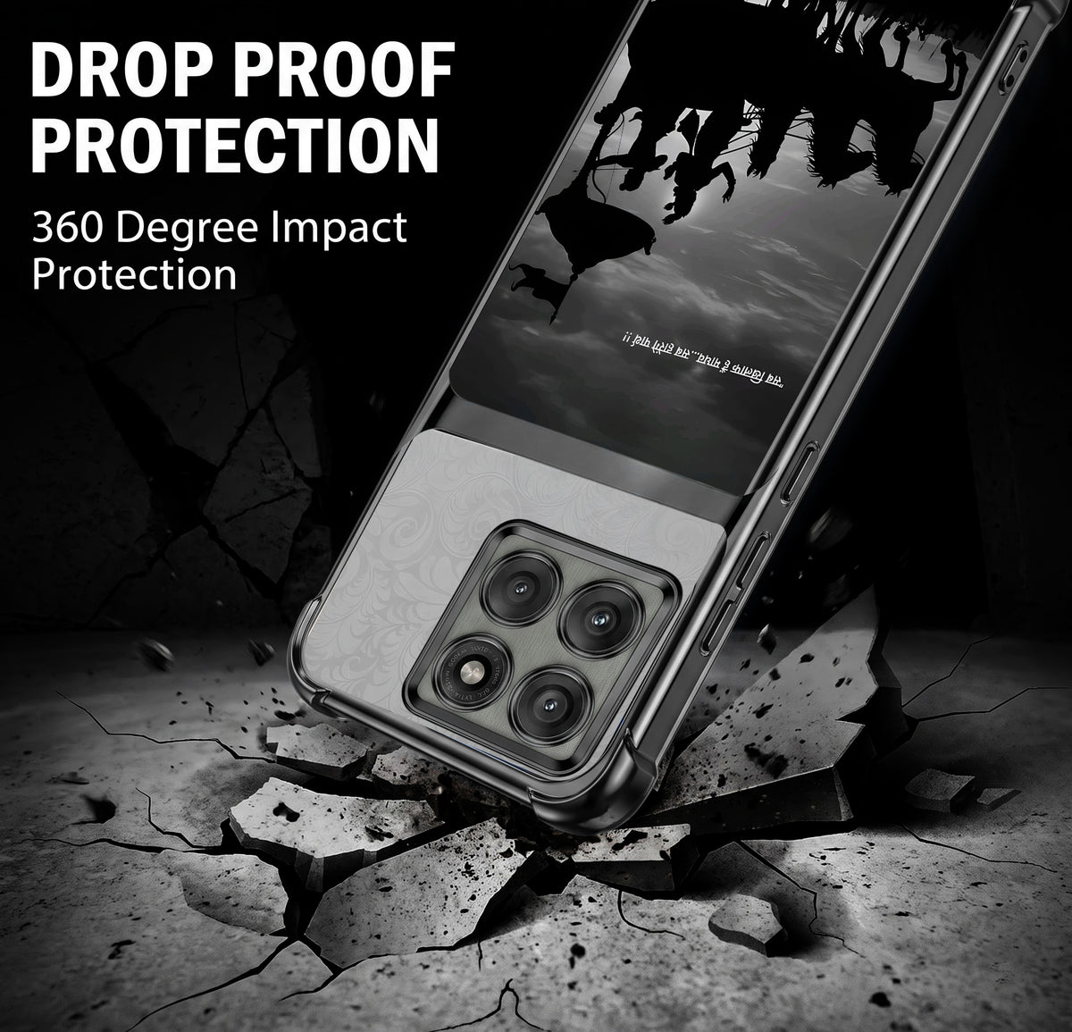 Motorola Edge 60 Pro 5G Mahabharat Divine Dual-Tone Transparent Airbags Case