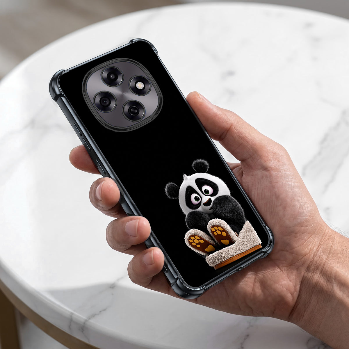 Oppo F31 Pro 5G Cute Panda Airbags Printed Back Case