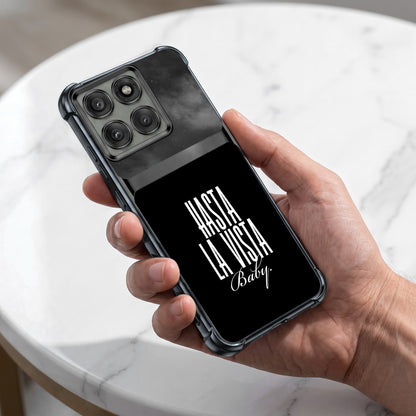 Motorola Edge 60 Pro 5G Hasta La Vista Dual-Tone Transparent Black Airbags Case