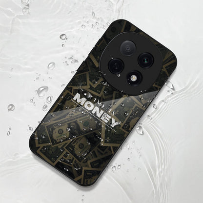 Oppo F29 Pro 5G Premium Acrylic Shockproof Glass Back Case (Time is Money)