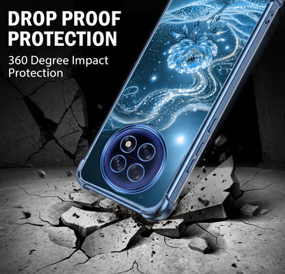 Oppo F31 Pro+ 5G Blue Rose Airbags Printed Back Case