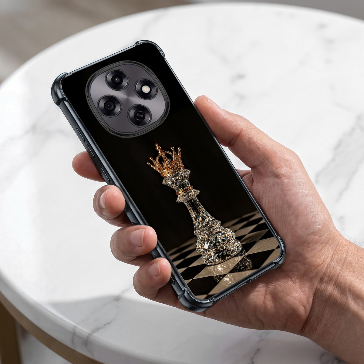 Oppo F31 Pro 5G Chess King Airbags Printed Back Case