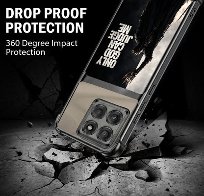 Motorola Edge 60 Pro 5G Divine Justice Dual-Tone Transparent Airbags Case