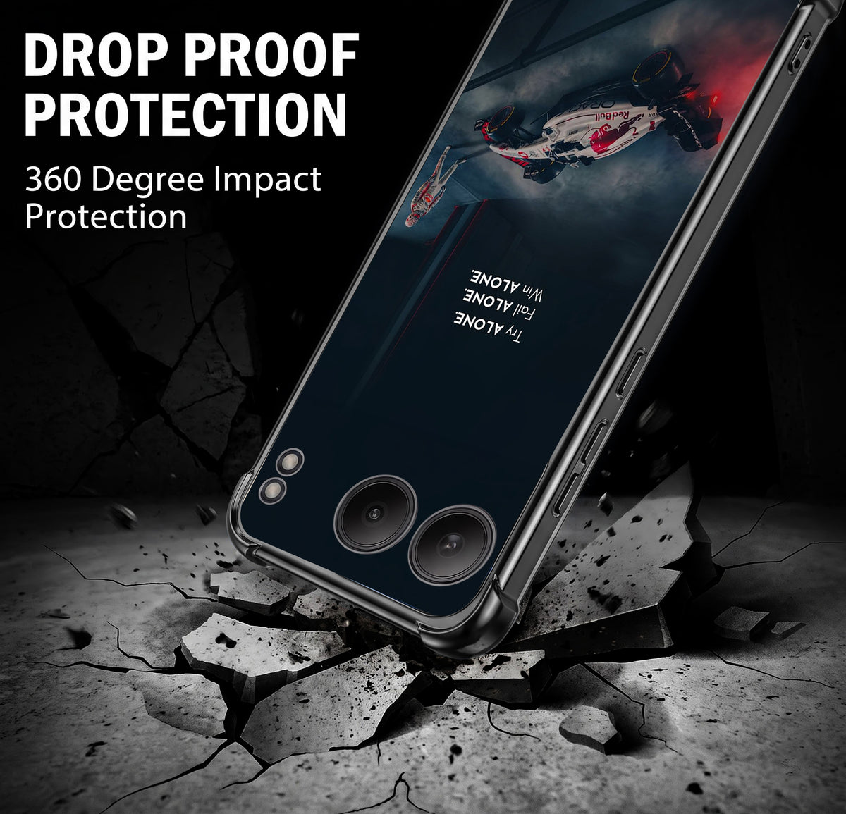 One Plus Nord 4 5G F1 Alone Airbags Printed Back Case
