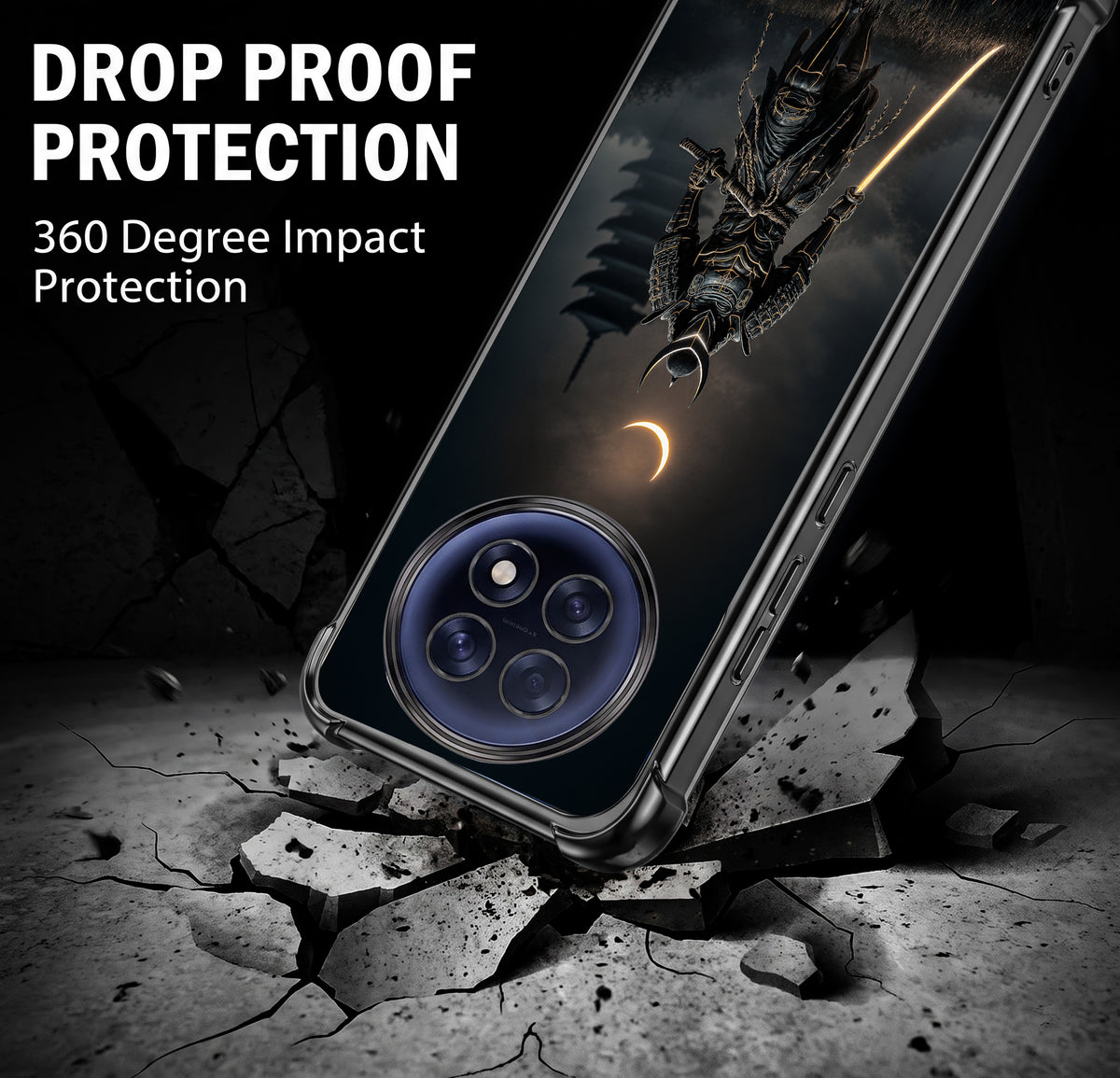 Oppo F31 Pro+ 5G Samurai Warrior Airbags Printed Back Case