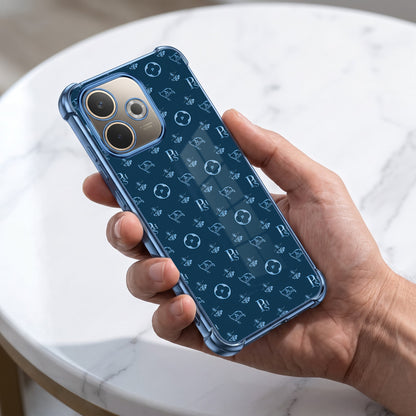 Oppo A5 Pro 5G Luxury Monogram Blue Airbags Printed Back Case