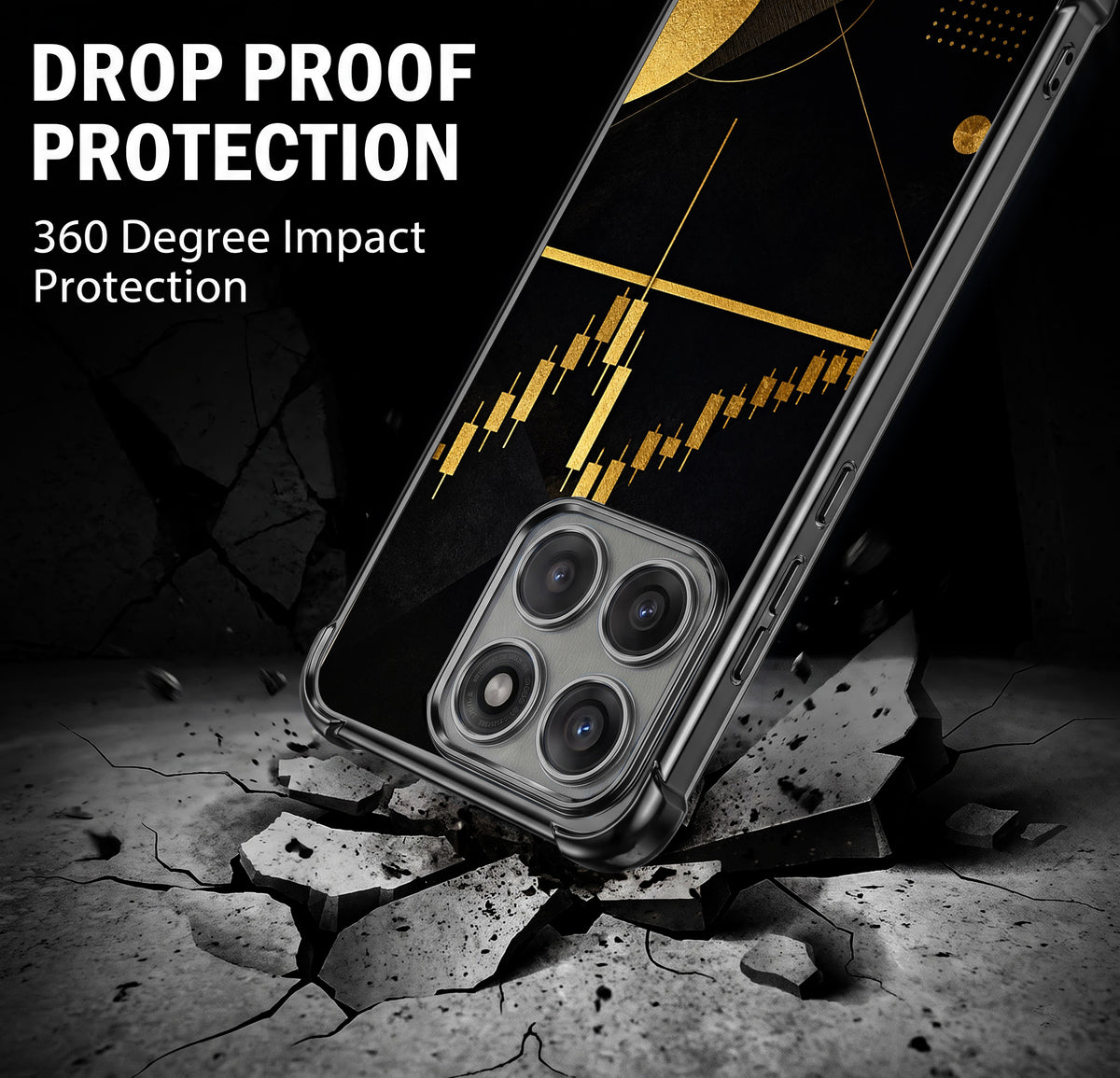 Motorola Edge 60 Pro 5G Trading Candles Airbags Printed Back Case