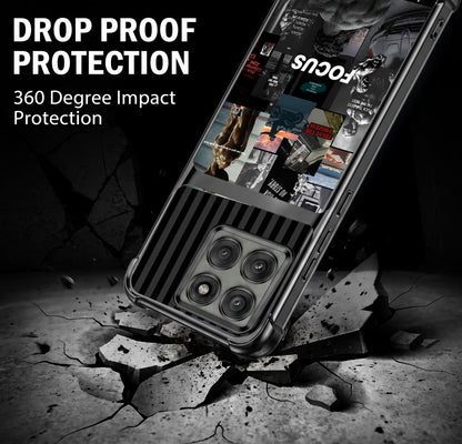 Motorola Edge 60 Pro 5G Focus Mode Dual-Tone Transparent Airbags Case