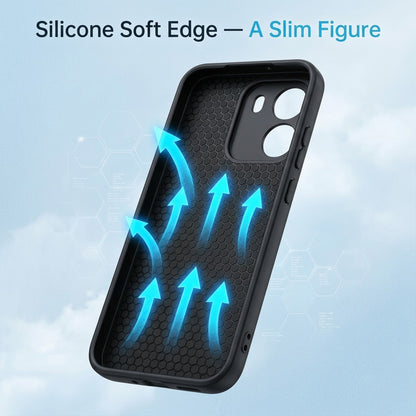 Oppo K14 5G Tri-Color Satyamev Jayate Carbon Fiber Leather Hybrid Phone Case