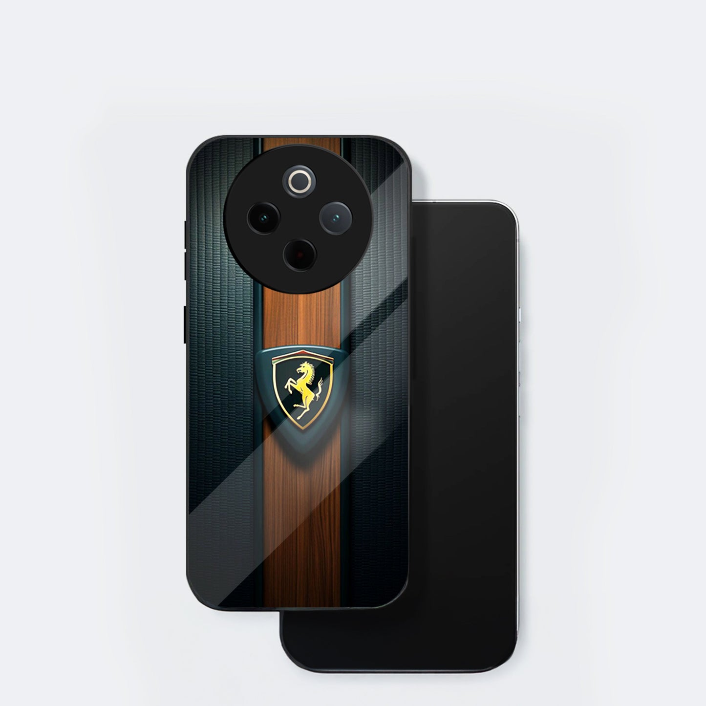 Vivo T4 5G Premium Acrylic Shockproof Glass Back Case (Royal Roadster)
