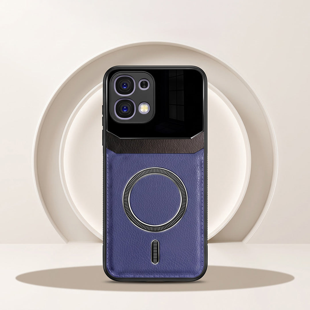 Oppo F31 5G Premium Magsafe Magnetic Leather Lens Protective Case