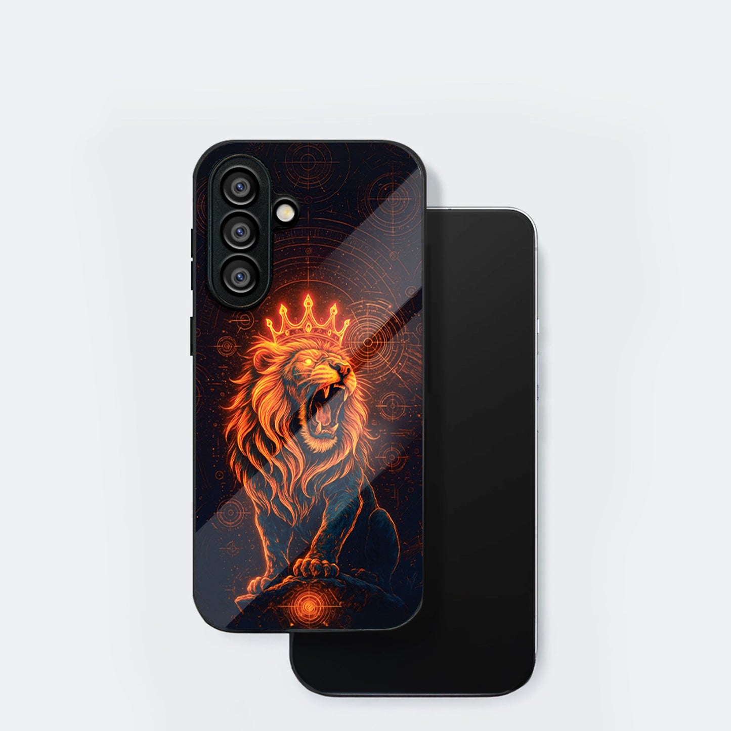 Samsung Galaxy A56 5G Premium Acrylic Shockproof Glass Back Case (King of Cosmos)