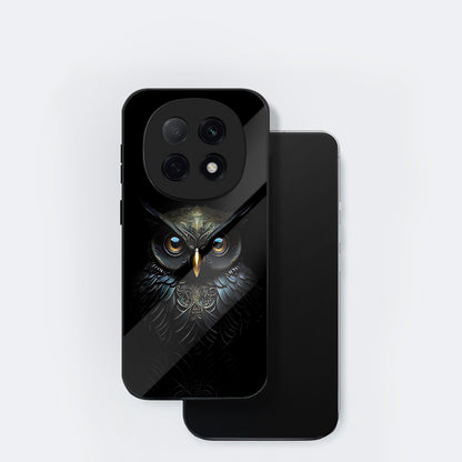 OPPO F29 Pro 5G Premium Acrylic Shockproof Glass Back Case (Midnight Owl)