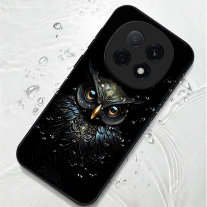 OPPO F29 Pro 5G Premium Acrylic Shockproof Glass Back Case (Midnight Owl)