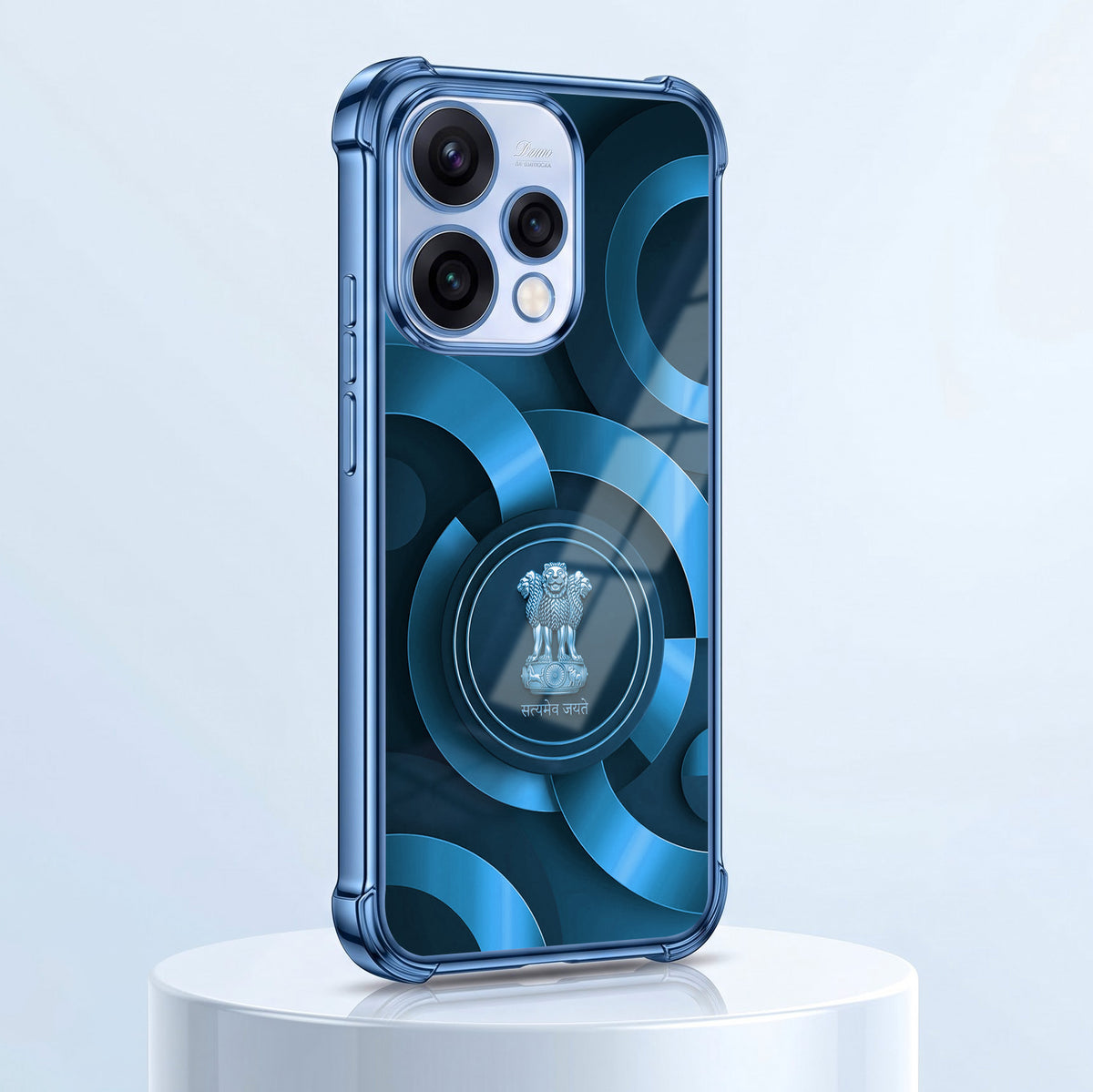Oppo Reno 15 5G Blue Emblem Airbags Printed Back Case