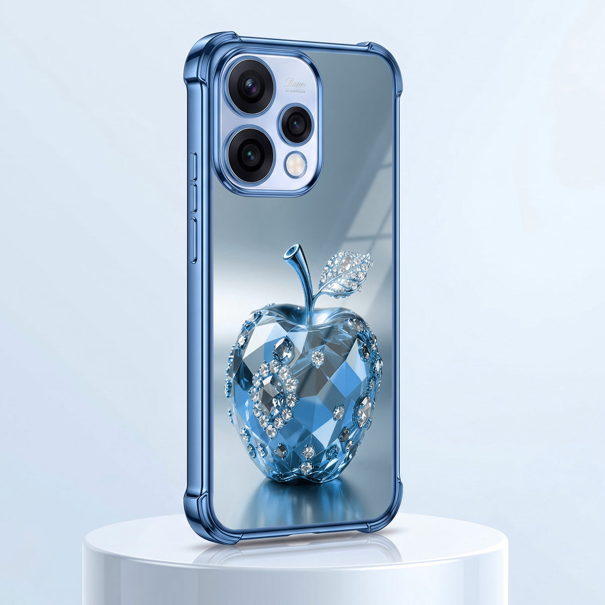 Oppo Reno 15 5G Blue Apple Airbags Printed Back Case