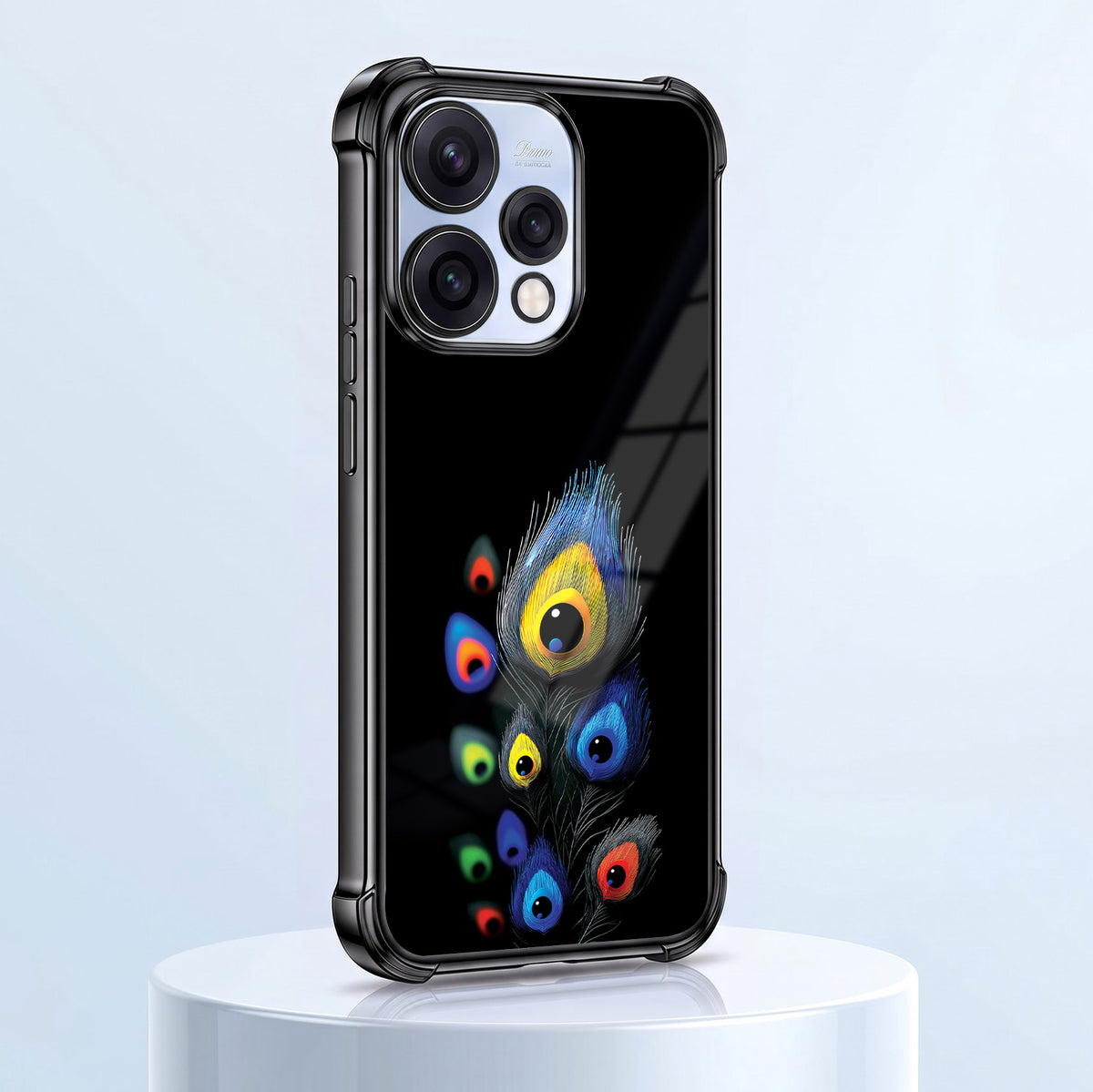 Oppo Reno 15 5G Multi-Feather Peacock Airbags Printed Back Case