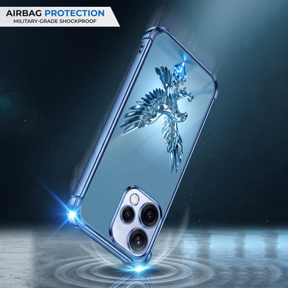Oppo Reno 15 5G Blue Eagle Airbags Printed Back Case