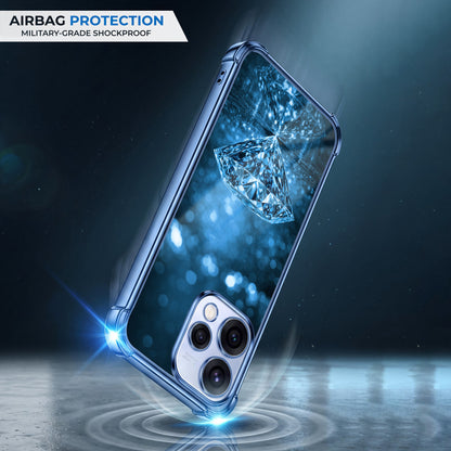Oppo Reno 15 5G Blue Diamond Airbags Printed Back Case