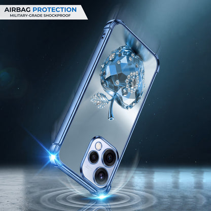 Oppo Reno 15 5G Blue Apple Airbags Printed Back Case
