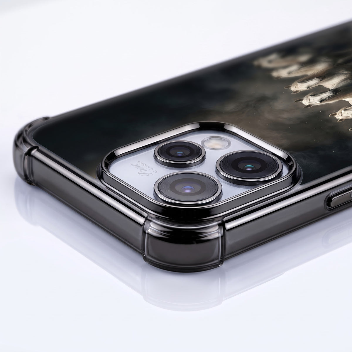 Oppo Reno 15 5G Running Horses Airbags Printed Back Case