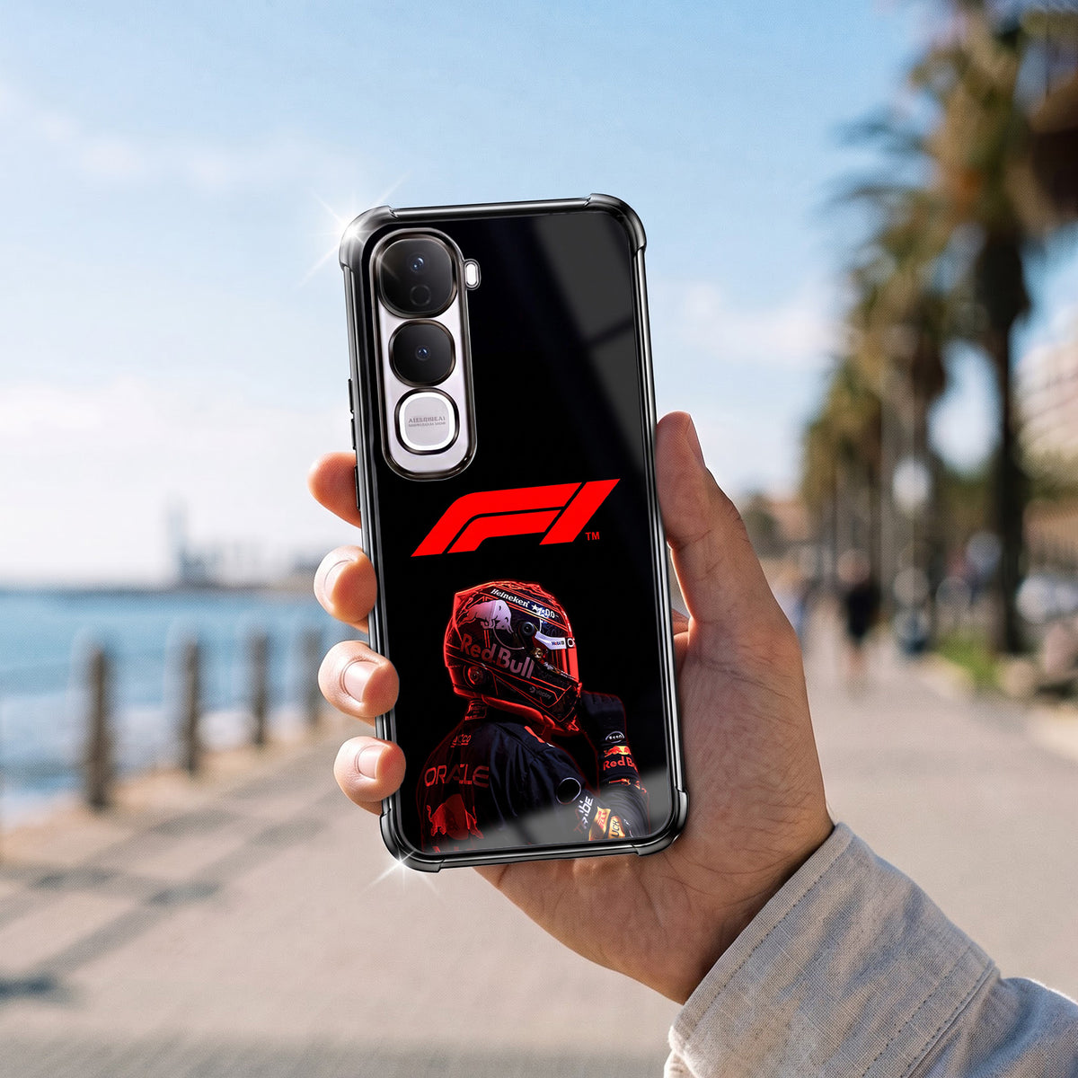Vivo Y400 Pro 5G F1 Rider Airbags Printed Back Case
