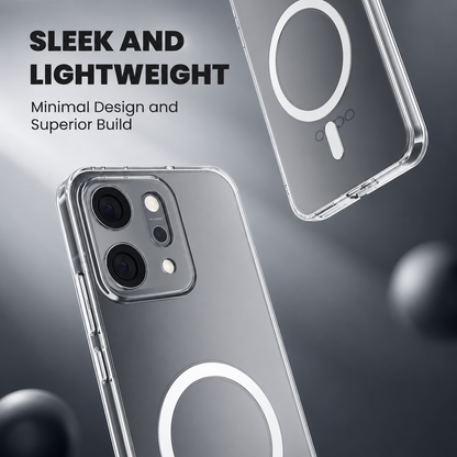 Oppo Reno 14 Pro 5G Clear Anti-Yellow MagSafe Protective Case