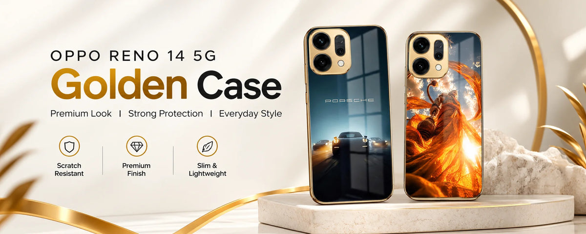 Oppo Reno 14 5G Golden Cases