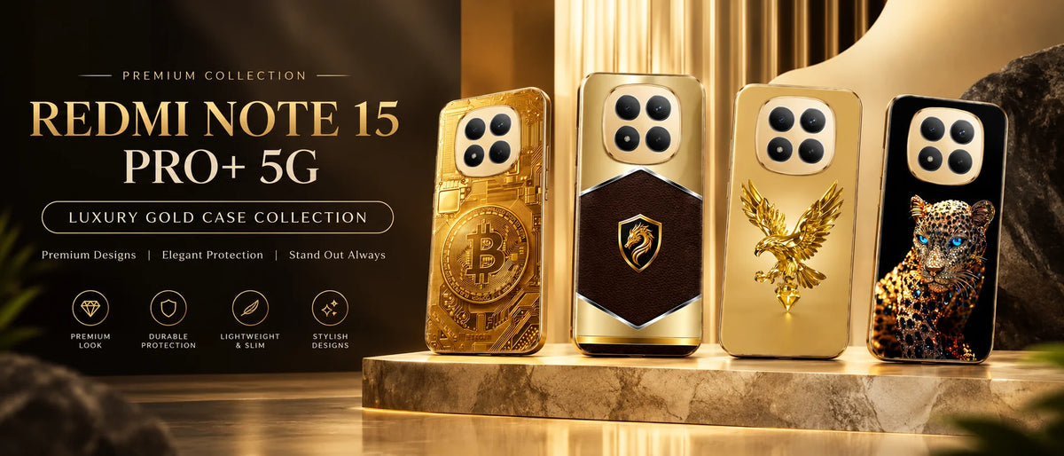 Redmi Note 15 Pro Plus 5G Golden Cases