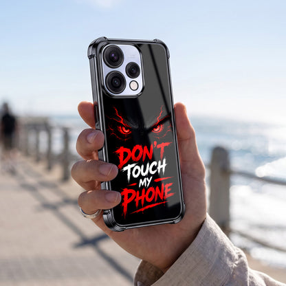 Oppo Reno 15 5G Don't Touch My Phone Airbags Printed Back Case