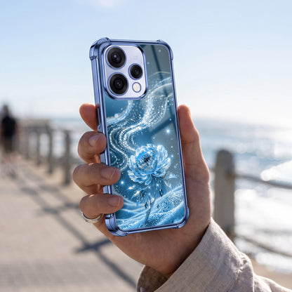 Oppo Reno 15 5G Blue Rose Airbags Printed Back Case