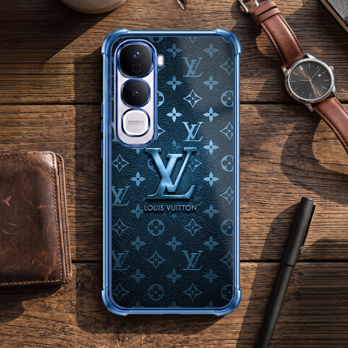 Vivo Y400 Pro 5G LV Monogram Airbags Printed Back Case