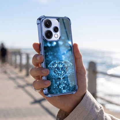 Oppo Reno 15 5G Blue Diamond Airbags Printed Back Case