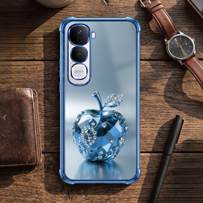Vivo Y400 Pro 5G Blue Apple Airbags Printed Back Case