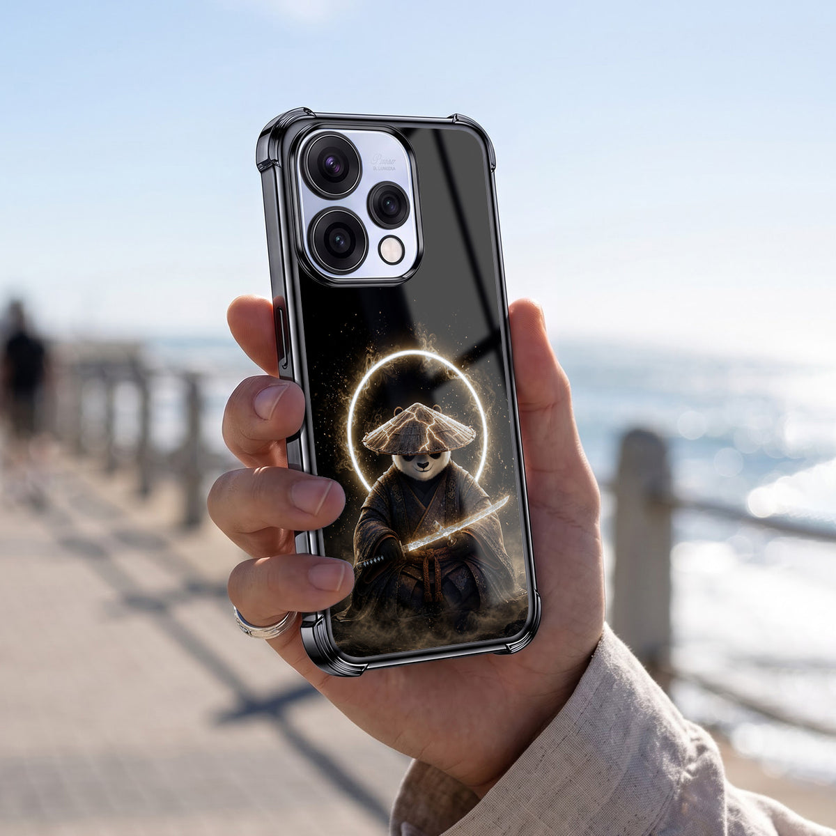 Oppo Reno 15 5G Warrior Panda Airbags Printed Back Case