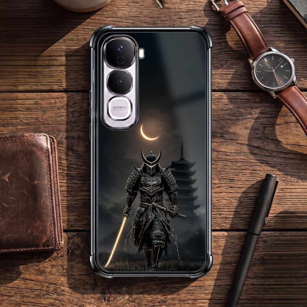 Vivo Y400 Pro 5G Samurai Warrior Airbags Printed Back Case