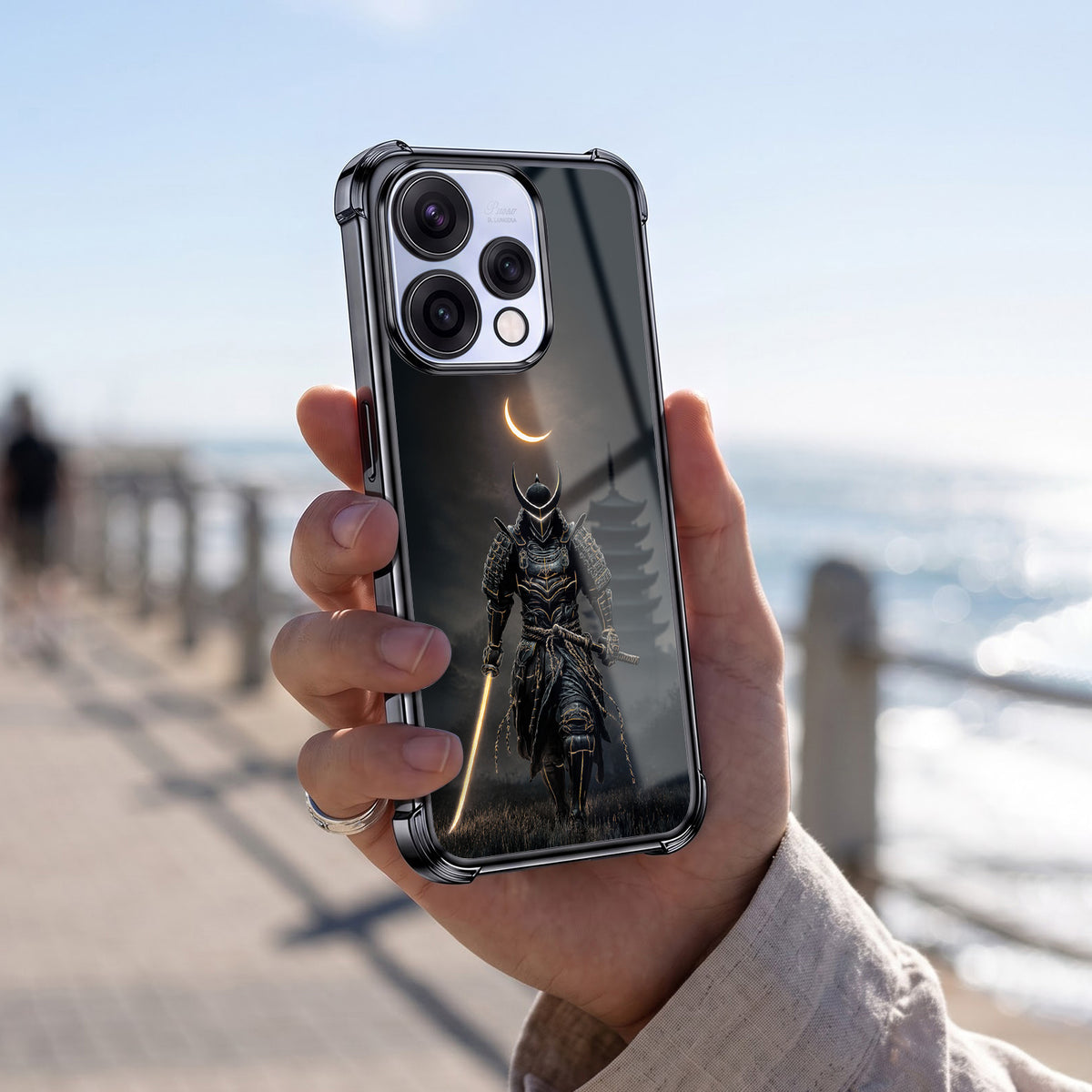 Oppo Reno 15 5G Samurai Warrior Airbags Printed Back Case