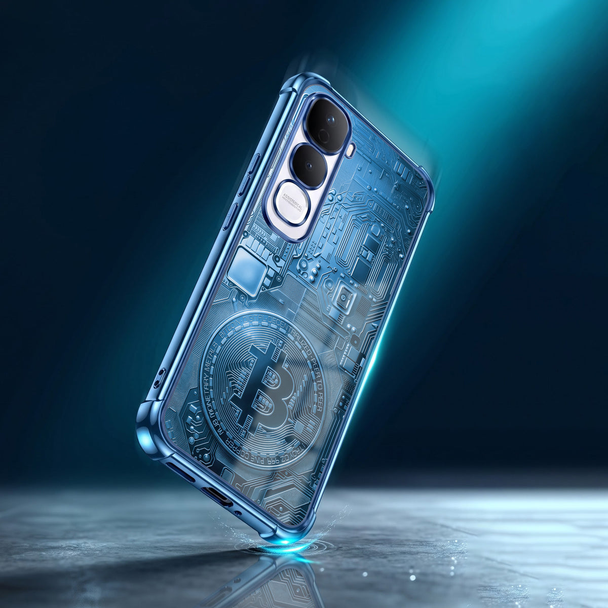 Vivo Y400 Pro 5G Bitcoin Airbags Printed Back Case