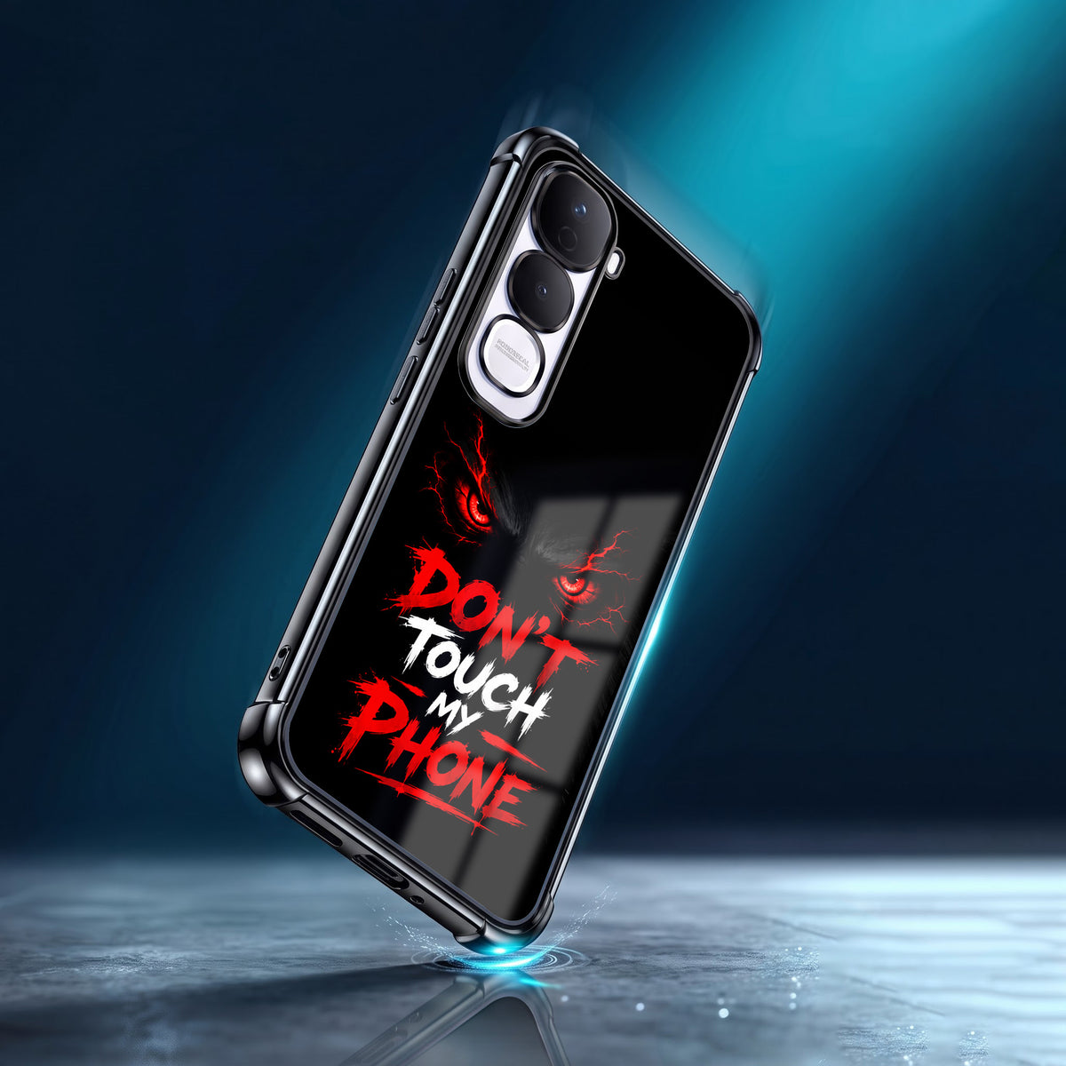 Vivo Y400 Pro 5G Don't Touch My Phone Airbags Printed Back Case