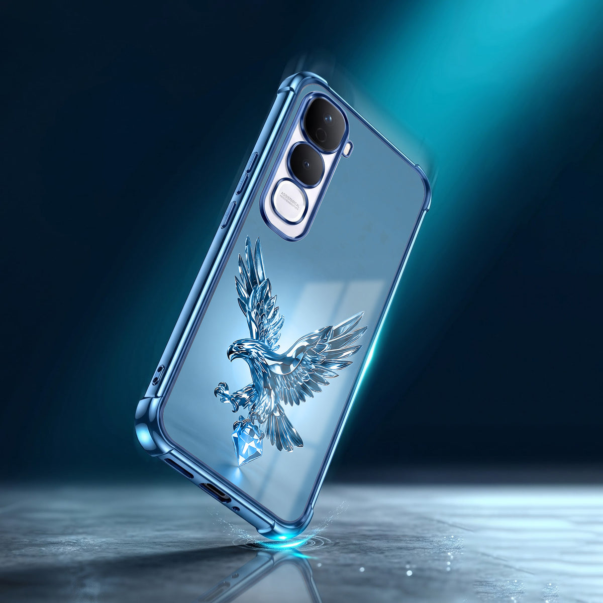 Vivo Y400 Pro 5G Blue Eagle Airbags Printed Back Case