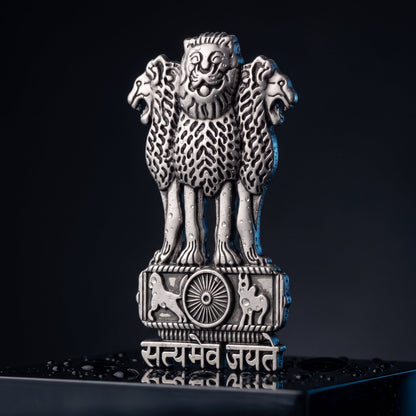 Oppo Reno 16c 5G Compatible Satyamev Jayate 3D Metal Emblem Sticker