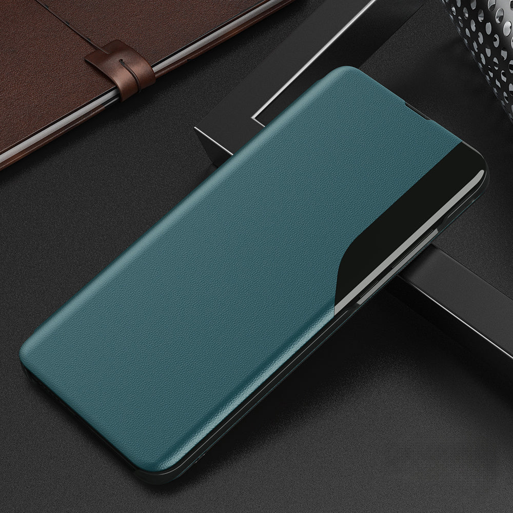teal blue Oppo Reno12 5G flip case